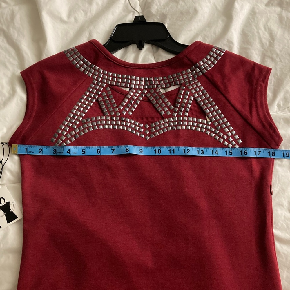Vertigo 2 Way Red Pomegranate Dress Beautiful Outstanding Stylish - Picture 8 of 11
